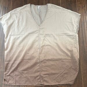 Michael Stars Top/Coverup | Size OS | Hombre color in brown and tan